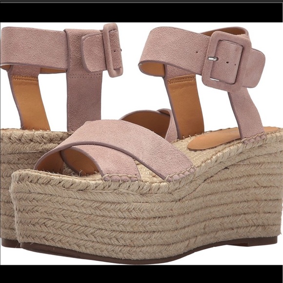 Marc fisher pink platform wedges - Picture 1 of 6